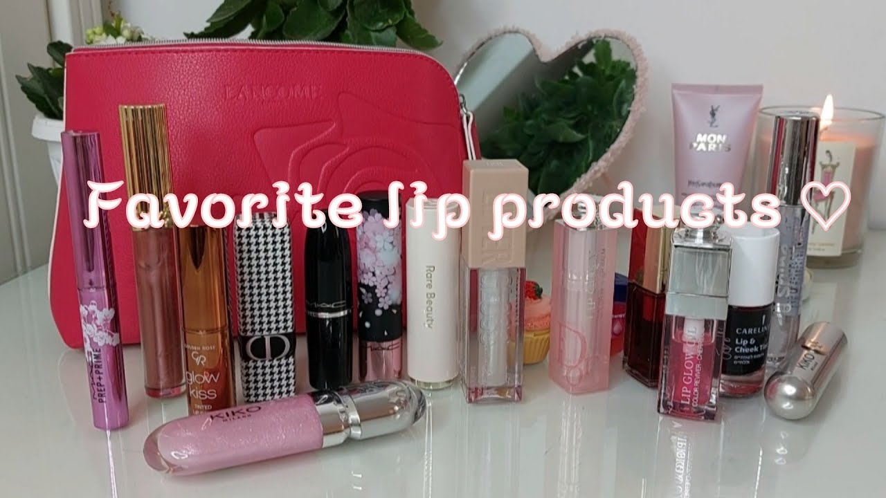 Favorite lip products💄 Rare beauty,  Dior, Maybelline, Kiko, Laneige & more✨️| 2023💌