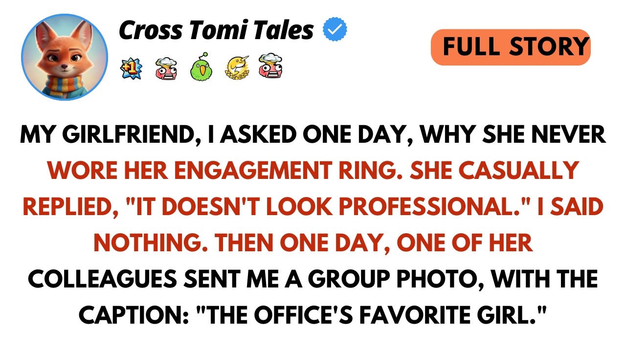My girlfriend, I asked one day, why she never wore her engagement ring.She casually replied,it doesn