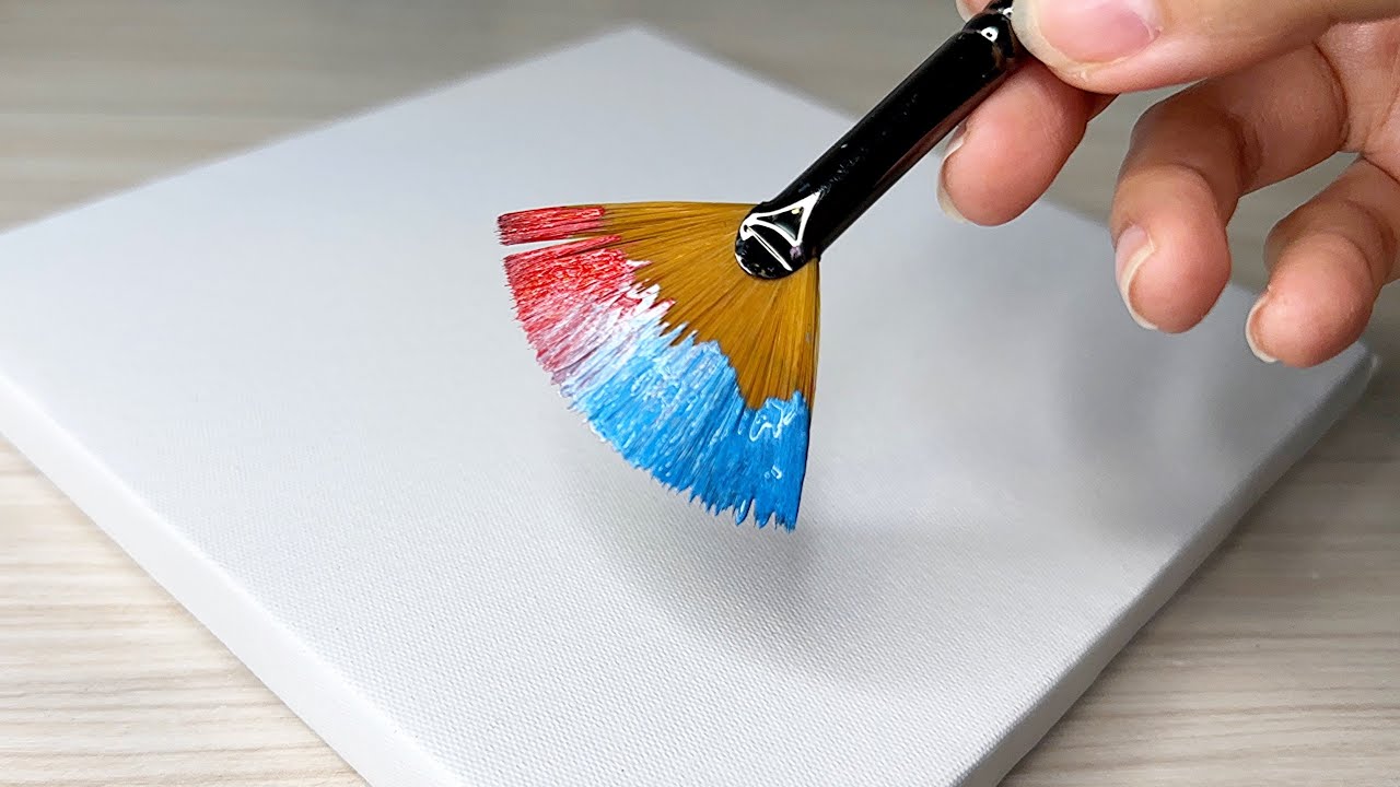🪻❄️ANYONE Can Paint this! & Will Touch Your Heart/Acrylic Painting for beginners 