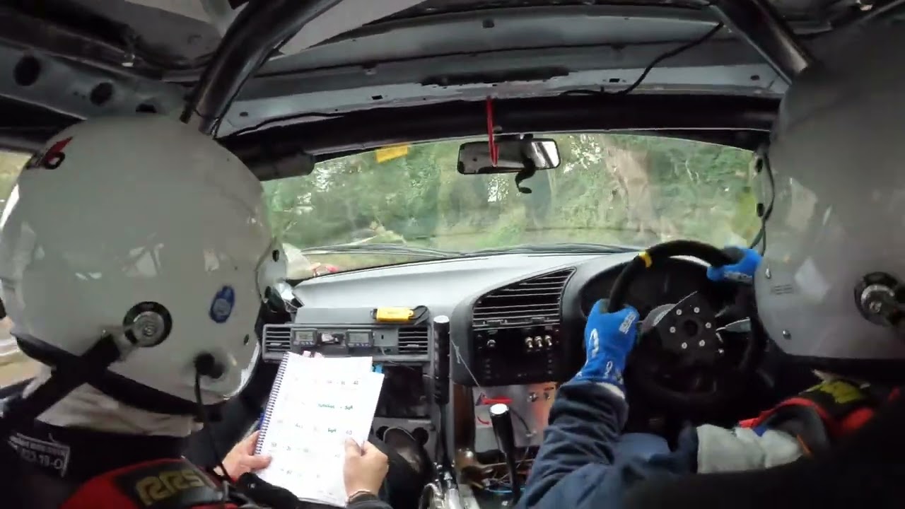 Jersey Rally 2025 Waterworks Stage Dan/Will BMW E36 Saloon