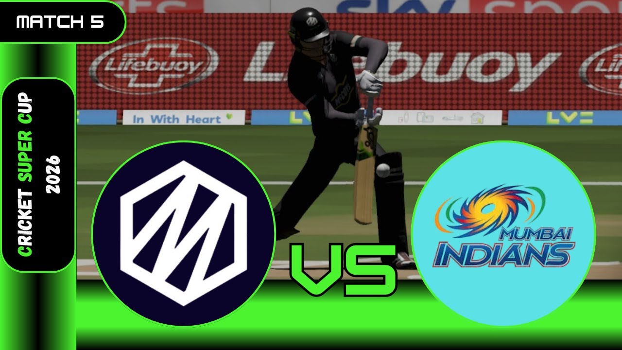 MANCHESTER Originals VS MUMBAI Indians | Cricket Super Cup 2026 | Match 5