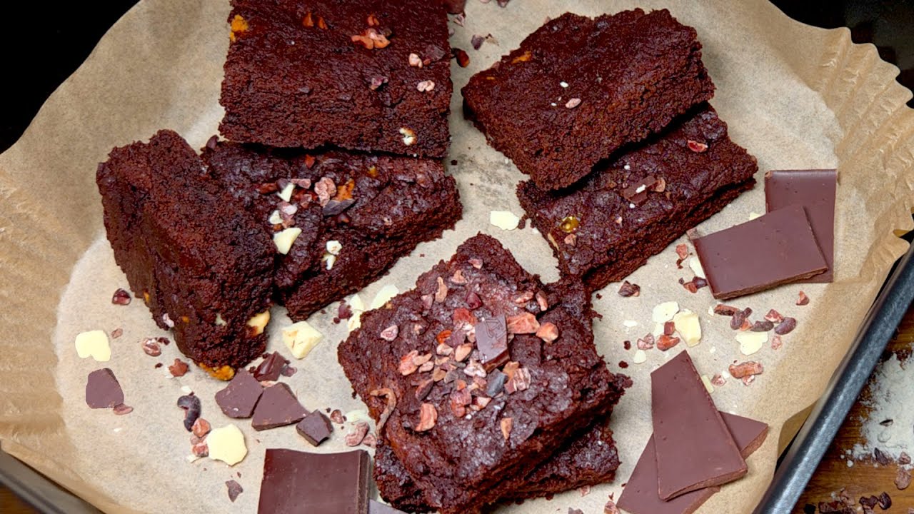 Air Fryer Brownies - Fudgy, Delicious & Chocolate Heaven in every bite!