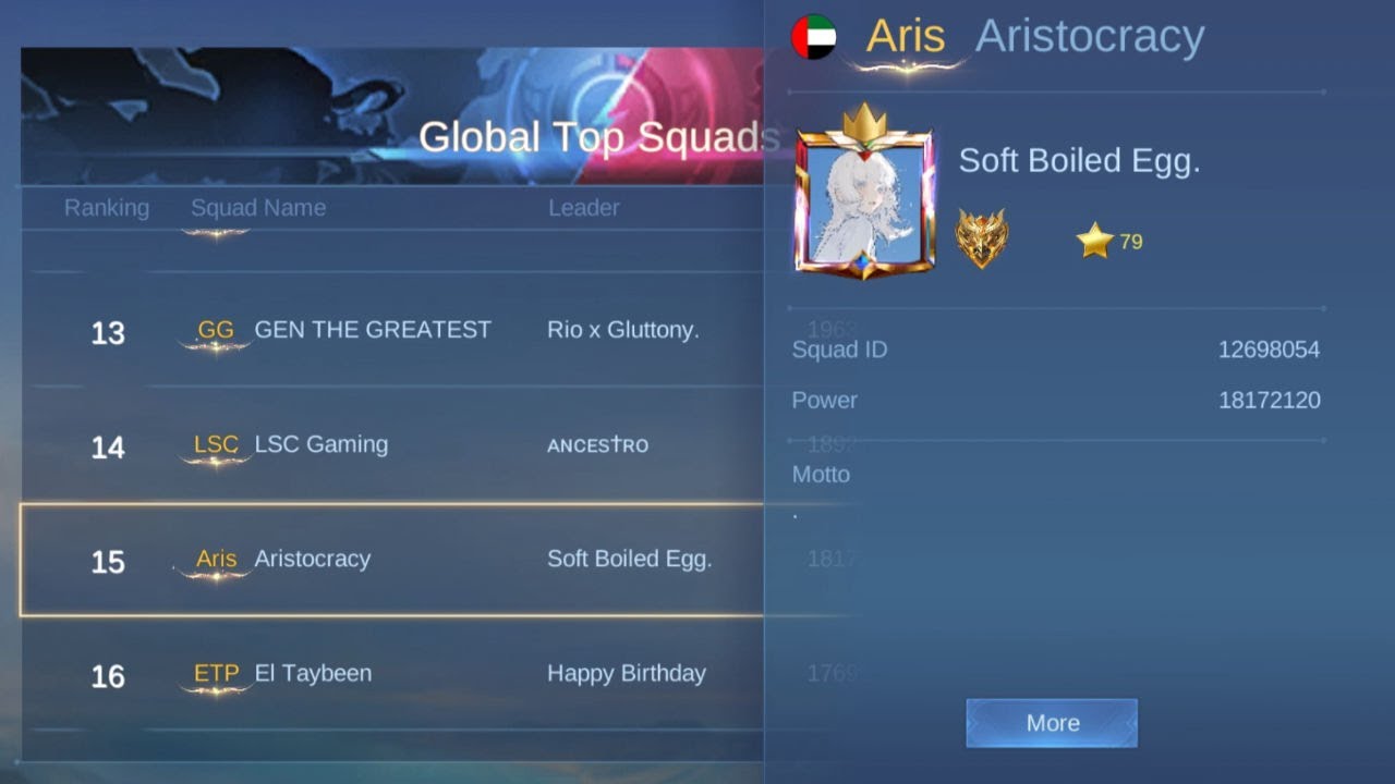 Pushing Global 15 Squad | MLBB|