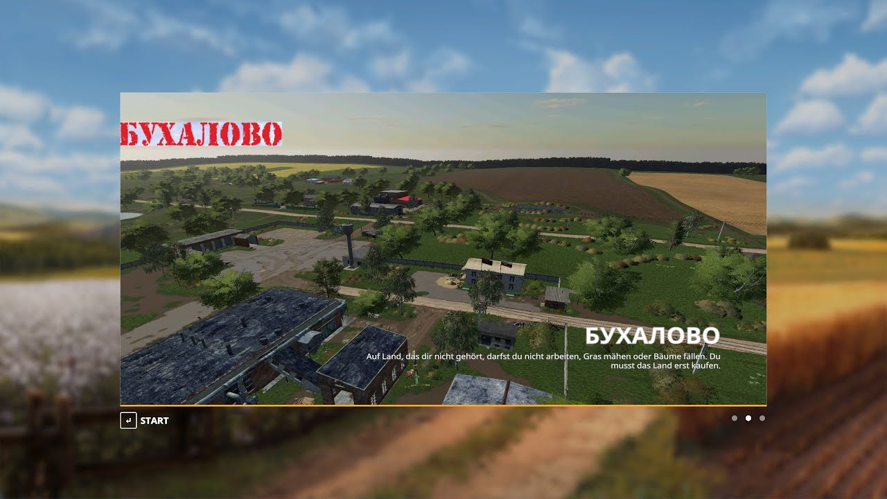 FS19 Village Buhalovo Fly Thru