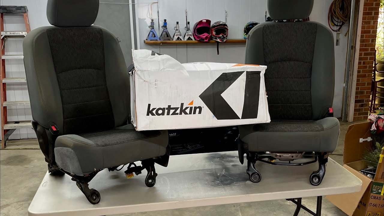 Ram 2500 custom leather interior “katzkin” install