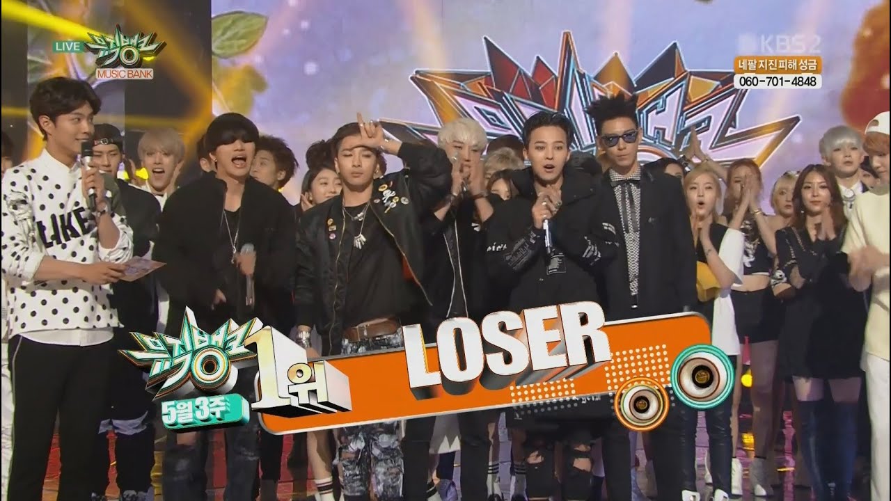 BIGBANG – ‘LOSER' 0515 KBS Music Bank : NO.1 OF THE WEEK