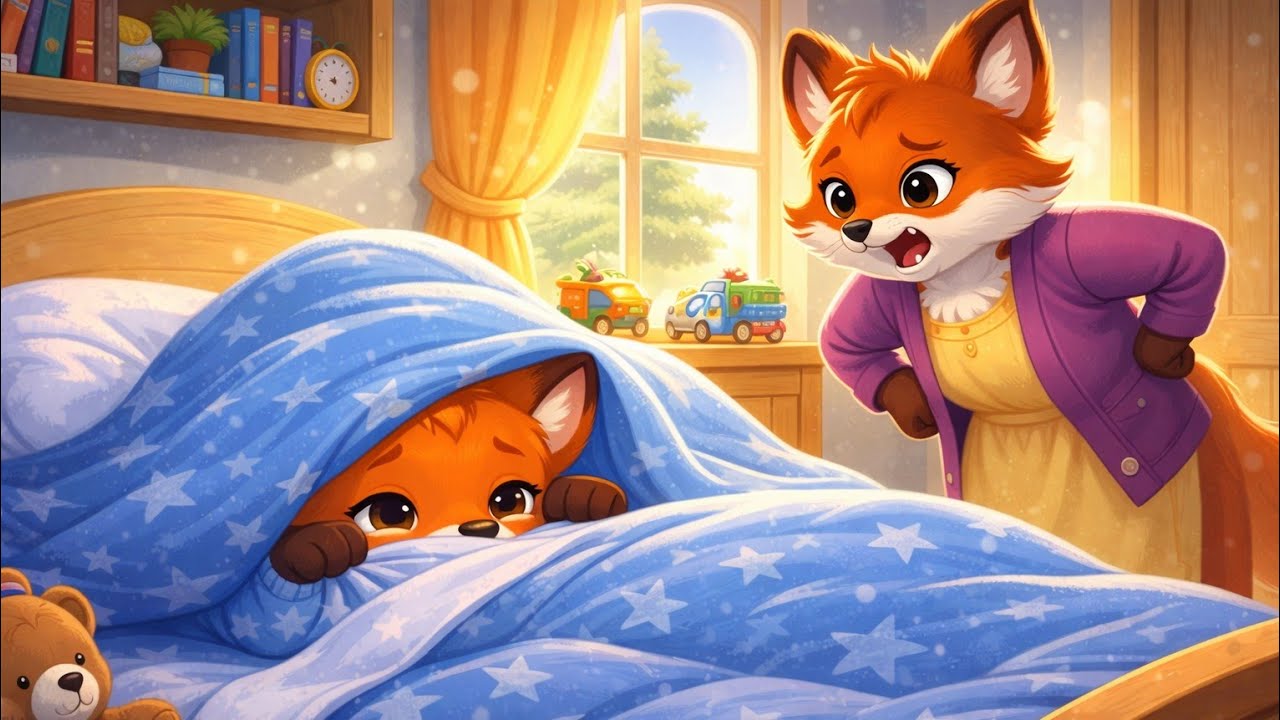 🌲🦊Королівство Ледарів | 🌙 Українська Повчальна Аудіоказка з Картинками 📚