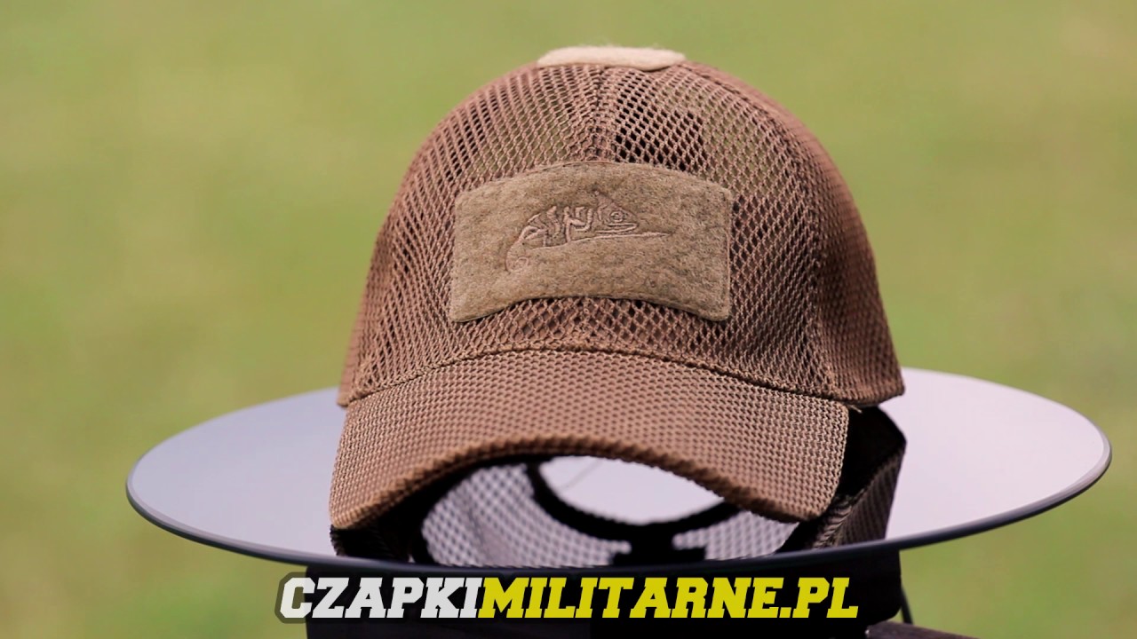 Czapka militarna / wojskowa bejsbolówka siatkowa COYOTE (piaskowa) HELIKON (CZ-BBM-PO-11)