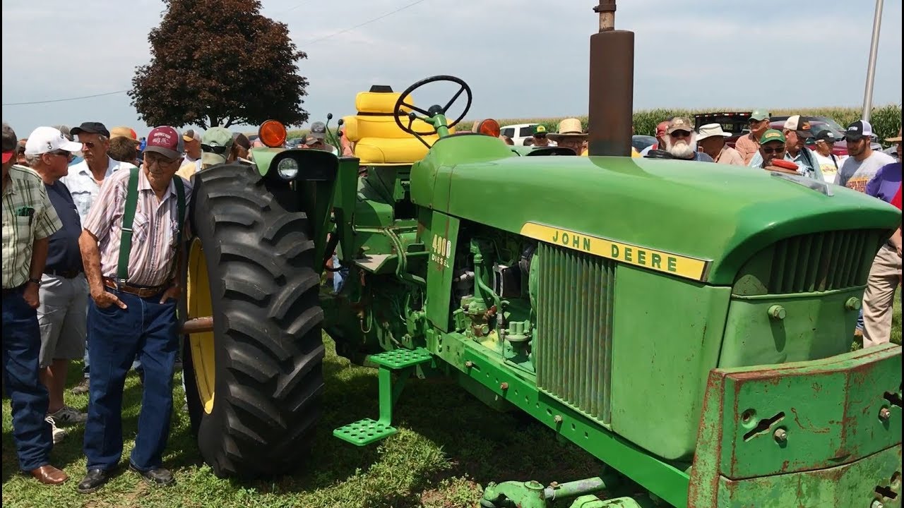 1971 John Deere 4000 Diesel, Syncro with 5950 Hours Sold Yesterday on Iowa Farm Auction