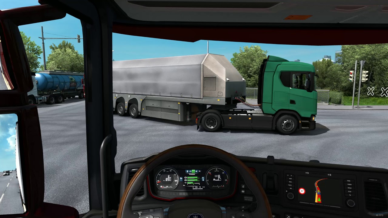 Euro Truck Simulator 2 1.35 + Rusmap 1.9.0 Moscow to Ostashkov (RU)