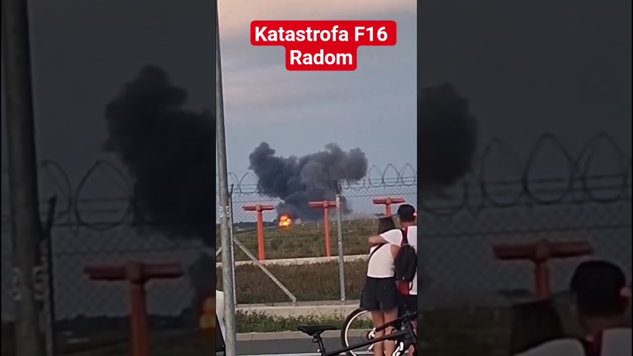 katastrofa f16 w Radomiu#f16#f16 #radom  #radom katastrofa