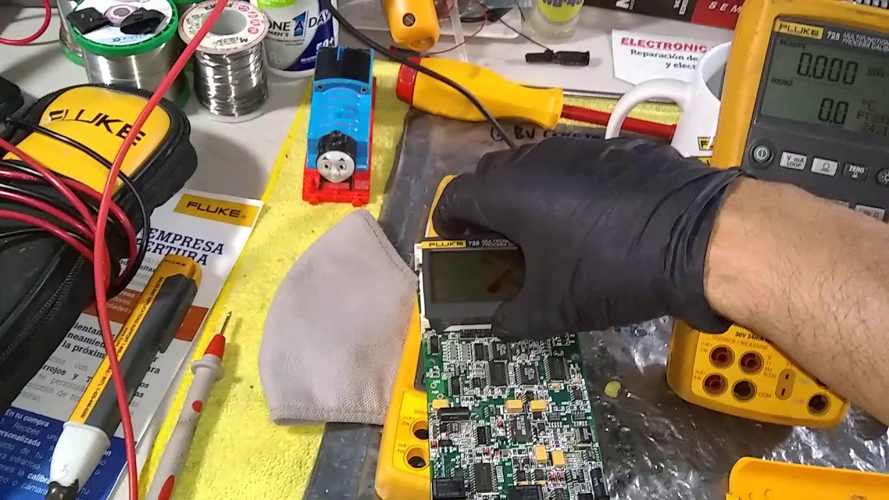 FLUKE 725, VID4, equipo listo y Operativo, diodo 32 y Resistencia de Protección De Vcc, Ezr2020,.