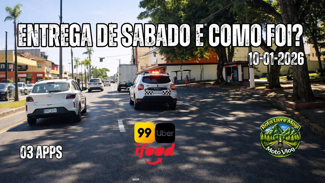 Entrega de sabado dia 10 de Janeiro - Usando 3 APPS.#rendaextra #rotalivremogi #uberflash #ifood