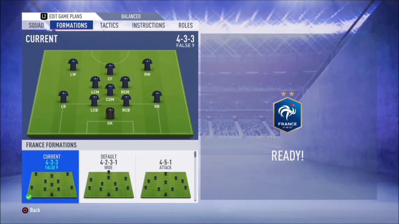 FIFA 19 France review - Best formation, Best tactics and instructions