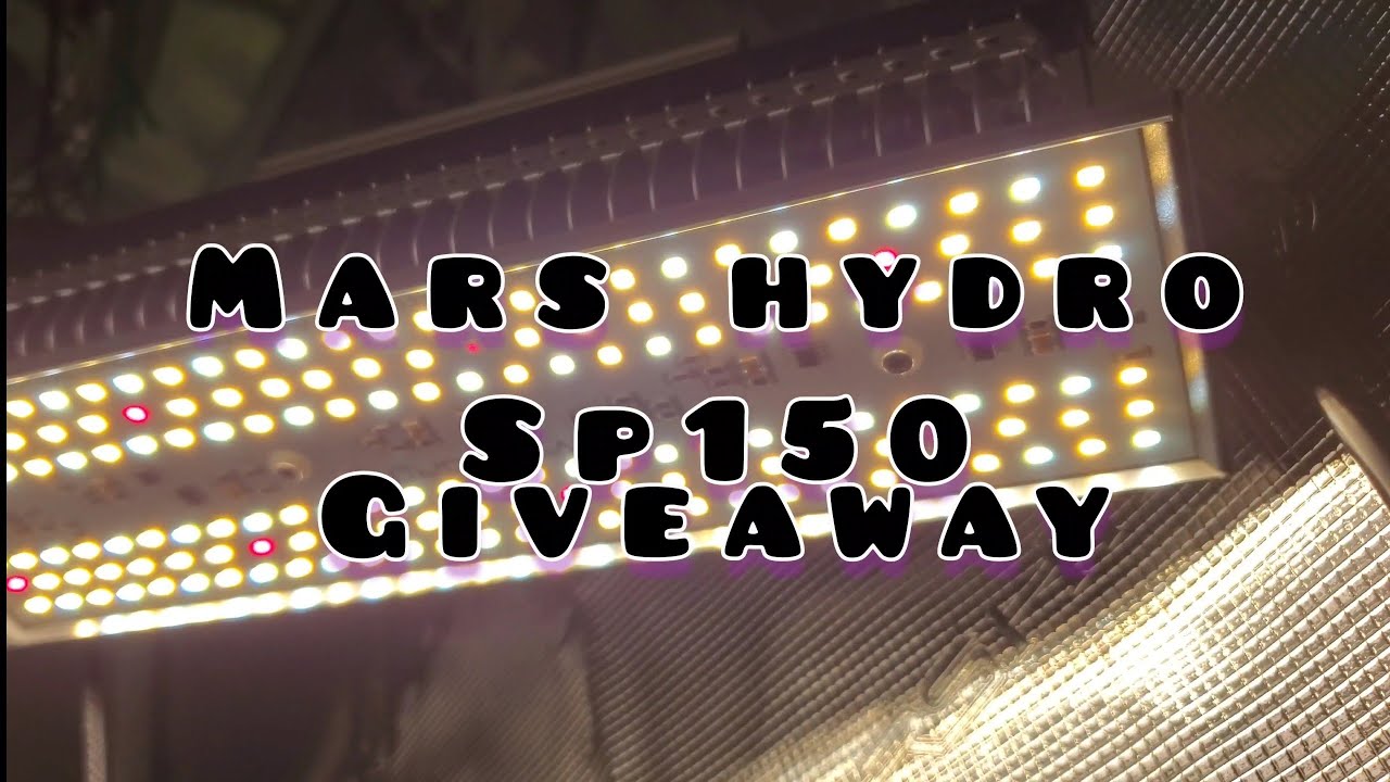 2x2 Mars Hydro SP150 Light Giveaway Contest