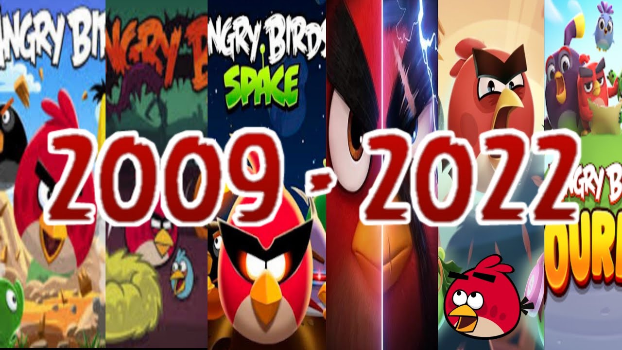 La evolución e historia de los juegos de angry birds hasta ahora!!!!(2009-2022)/Angry red