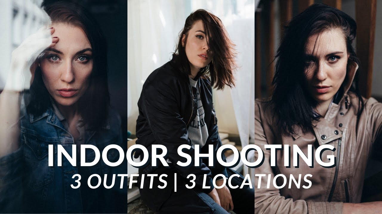 INDOOR SHOOTING mit PATRIZIA (3 Outfits & 3 Locations)