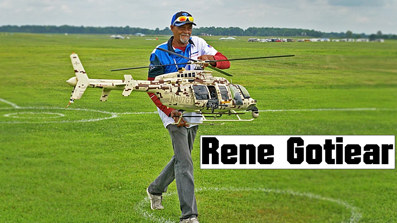 Rene Gotiear flying a Bell 407GT at NATS!
