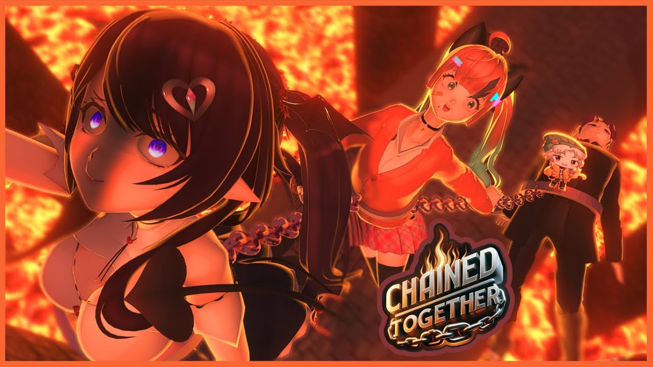 [Chained Together] Playing Friendship Destroyer Game (Collab with Serika, Helin and Mess)