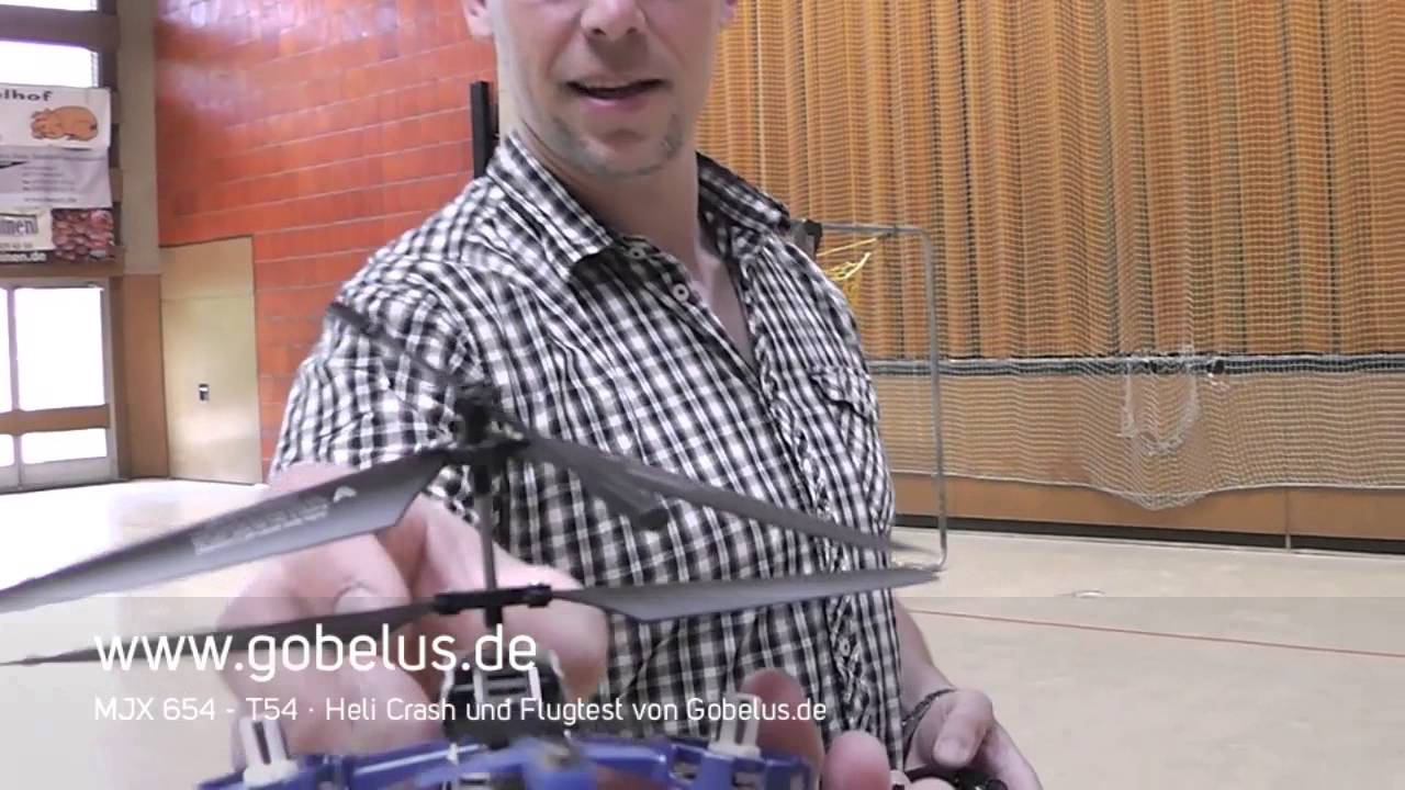 MJX 654 - T54 · Heli Crash und Flugtest von Gobelus.de
