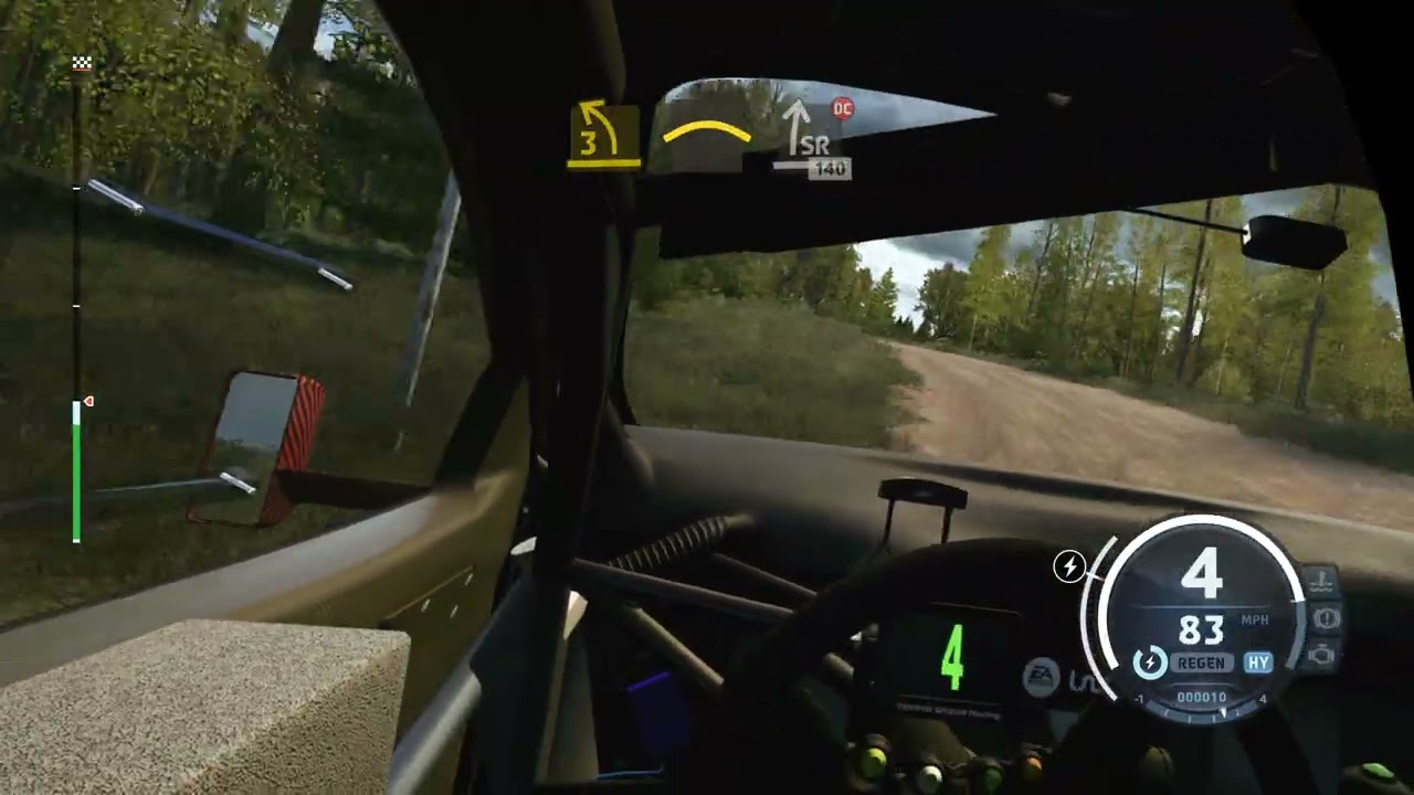 Testing EA WRC in VR (Quest 3) Latvia