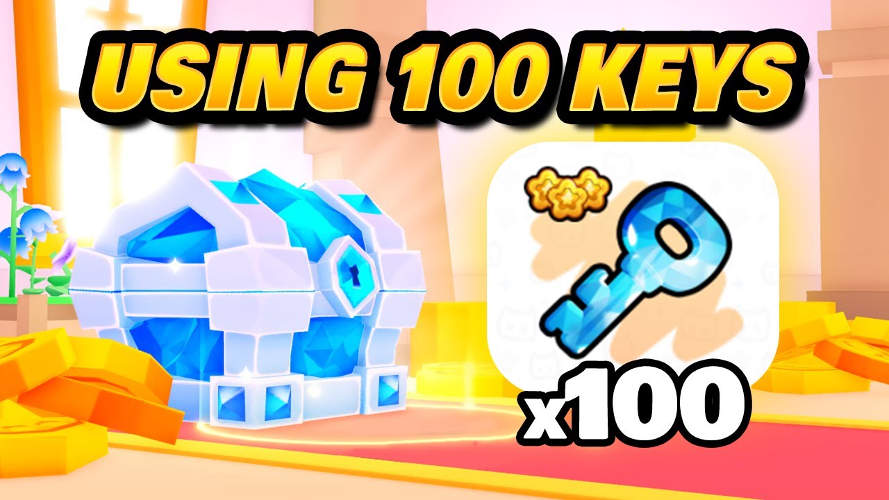 Using 100 Crystal Keys in Pet Sim 99 - Can we get the Huge Wizard Westie?