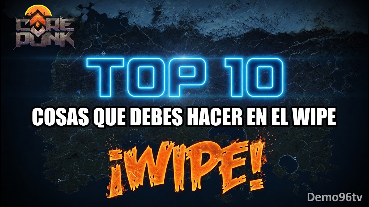 Corepunk | TOP 10 Cosas que DEBES Hacer en el Nuevo Wipe 🔥| Demo96tv