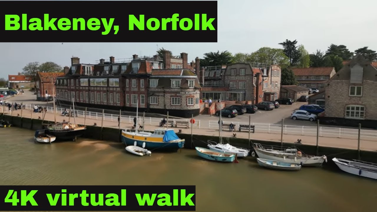 Blakeney Walk in 4K Beautiful Norfolk Village and Quayside