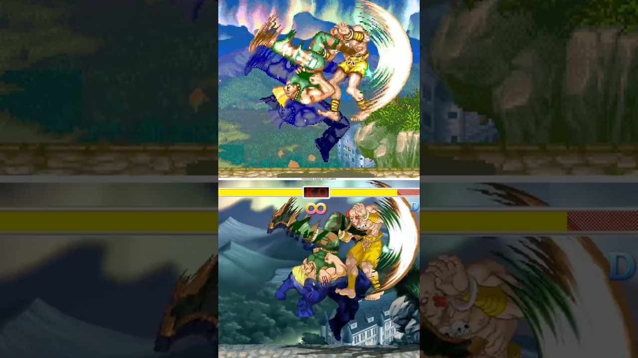 Double Flash Guile Classic X HD Comparison - Ultra Street Fighter II: The Final Challengers (USF2)