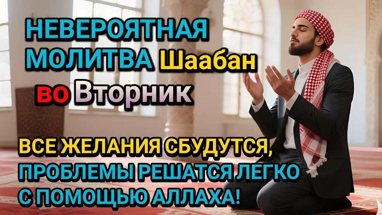 Невероятная молитва во Вторник в месяце Шаабан! Все желания сбудутся, и проблемы исчезнут