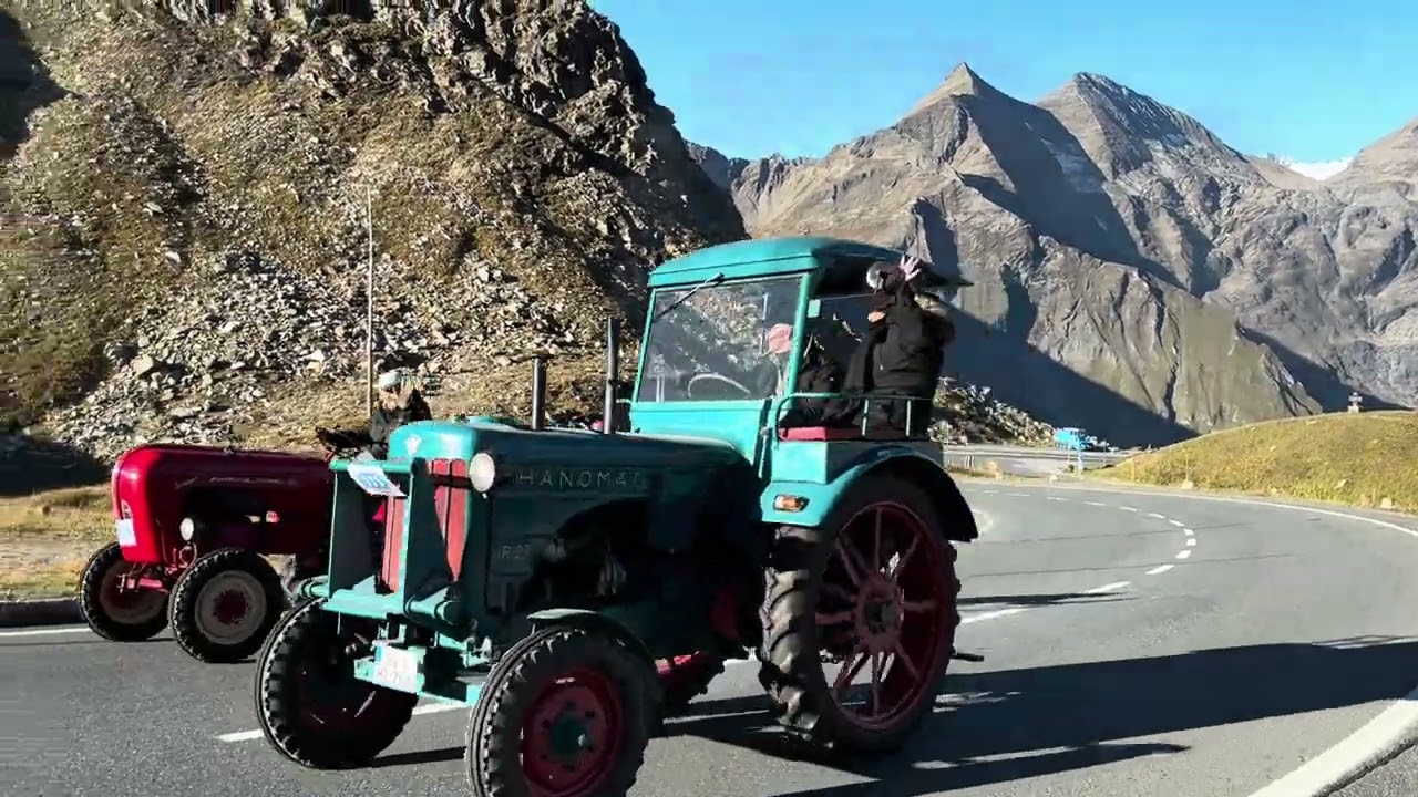 23. Oldtimer Traktor WM 2025 auf der Großglockner Hochalpenstraße in voller Länge Teil 2/2