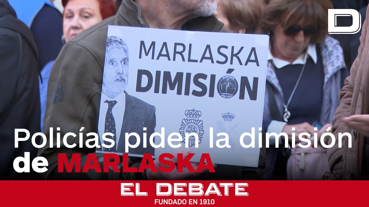Policías piden la dimisión de Marlaska: «Ni un minuto más»