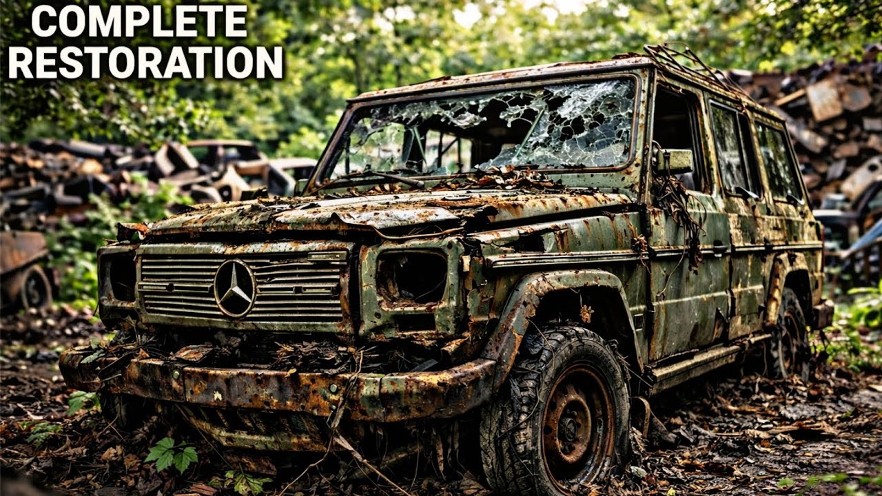 ASMR Car Restoration | Full Rebuild of Abandoned 1980 Mercedes-Benz G 230 W460 to Showroom Condition