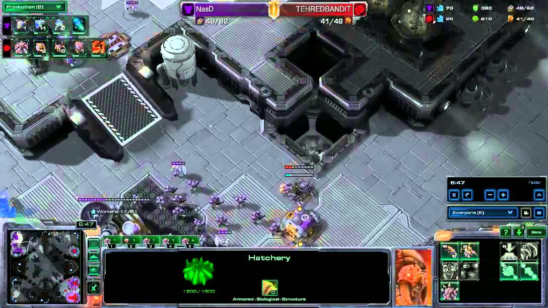 Starbow - TvZ - NasD vs TEHREDBANDIT