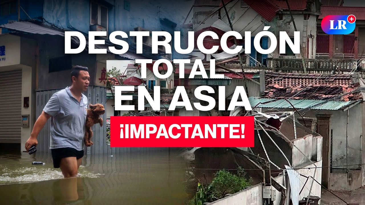 🚨 ¡CATÁSTROFE! Tifón Bualoi deja DESTRUCCIÓN MASIVA en ASIA #newslr