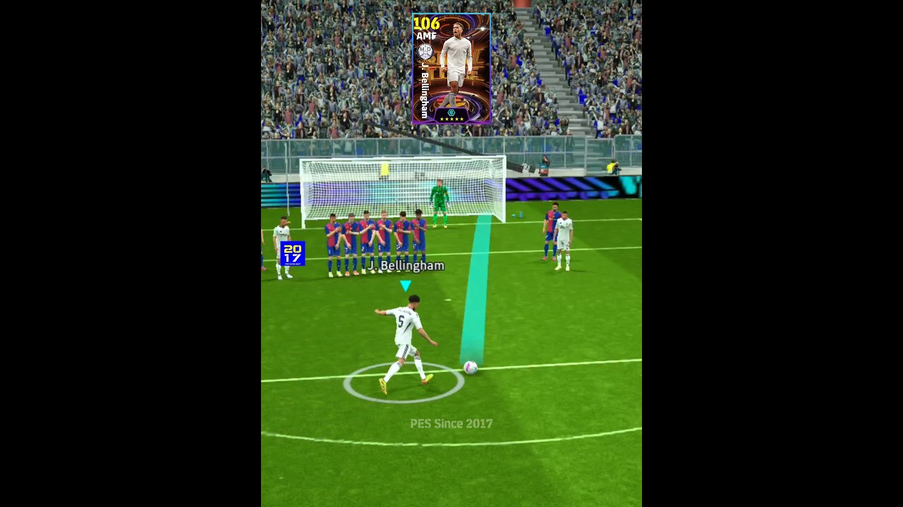Bellingham Freekick🔥 #efootball2024 #efootball #efoot #pes #freekick #bellingham #showtime