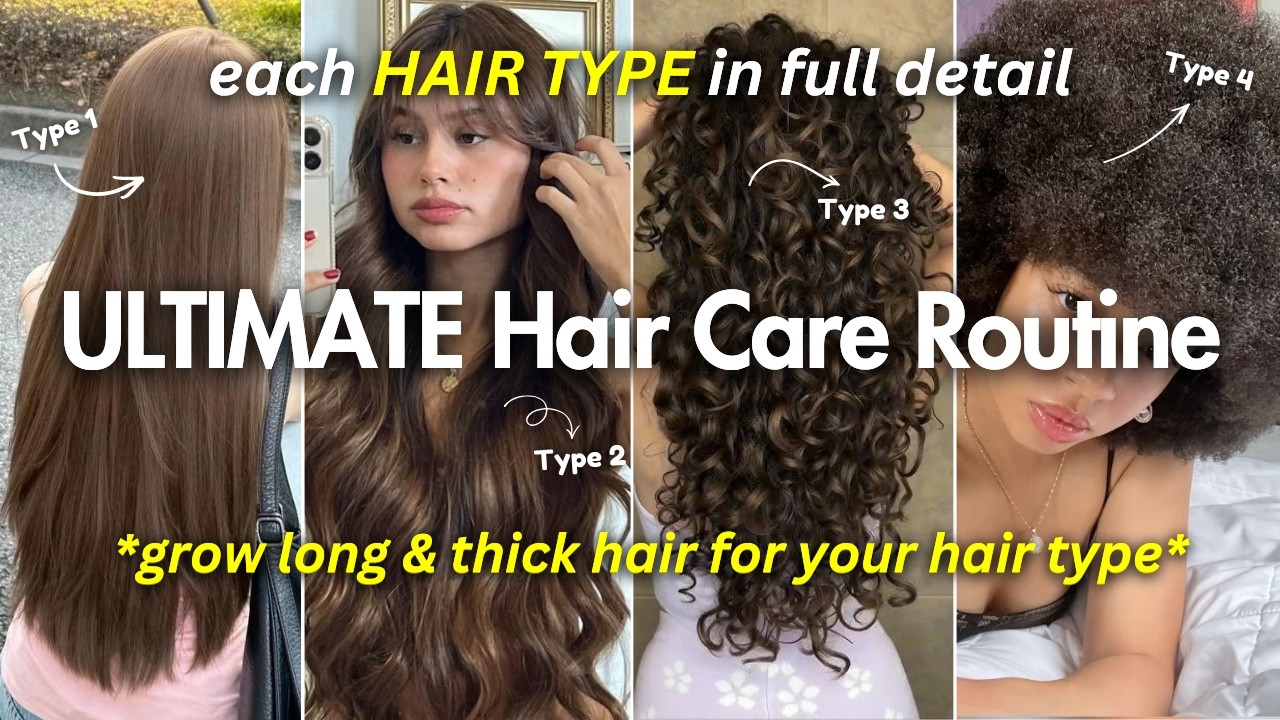 grow LONG & THICK Hair for your Hair Type
