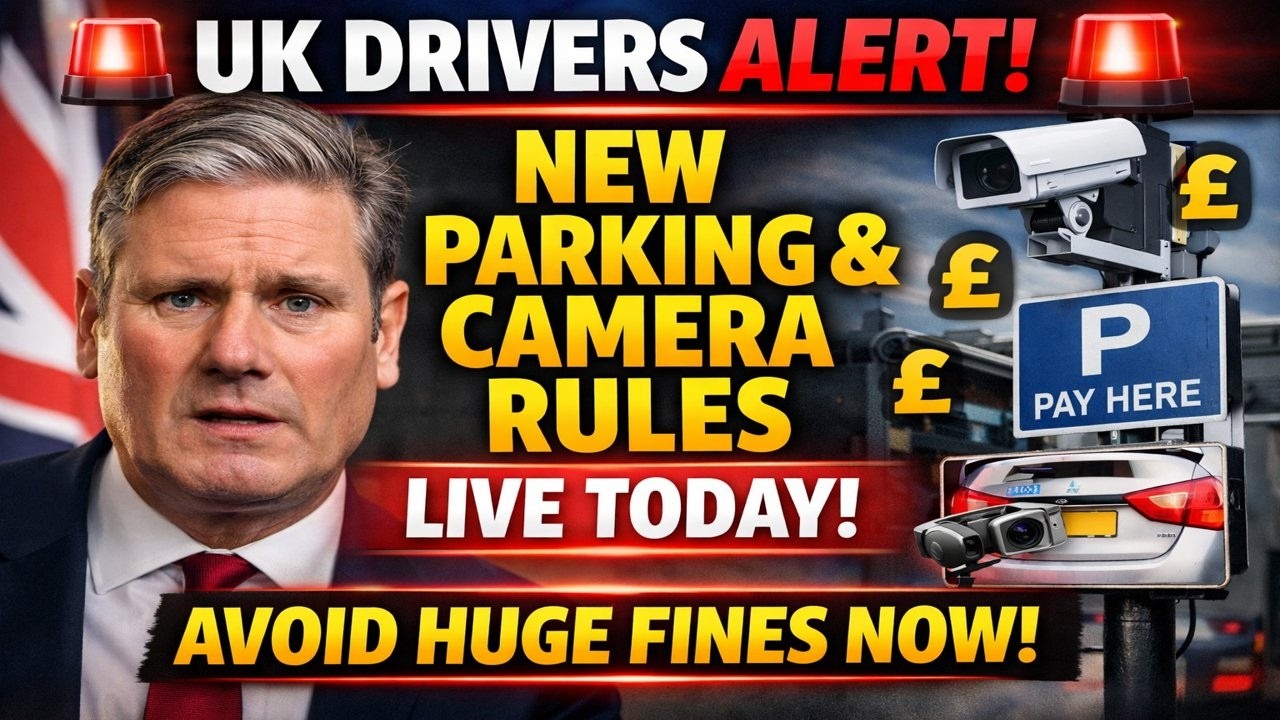 🚨 UK Drivers ALERT! New Parking & Camera Rules LIVE Today &ndash; Avoid Huge Fines NOW