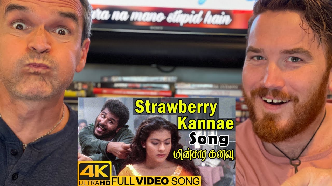 Strawberry Kannae Song | Minsara Kanavu  | Prabhu Deva | Kajol REACTION!!