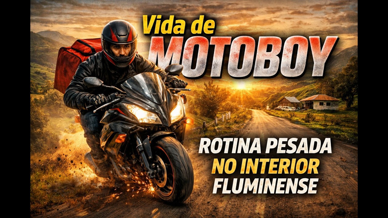 Vida de Motoboy | Rotina Pesada no Interior Fluminense