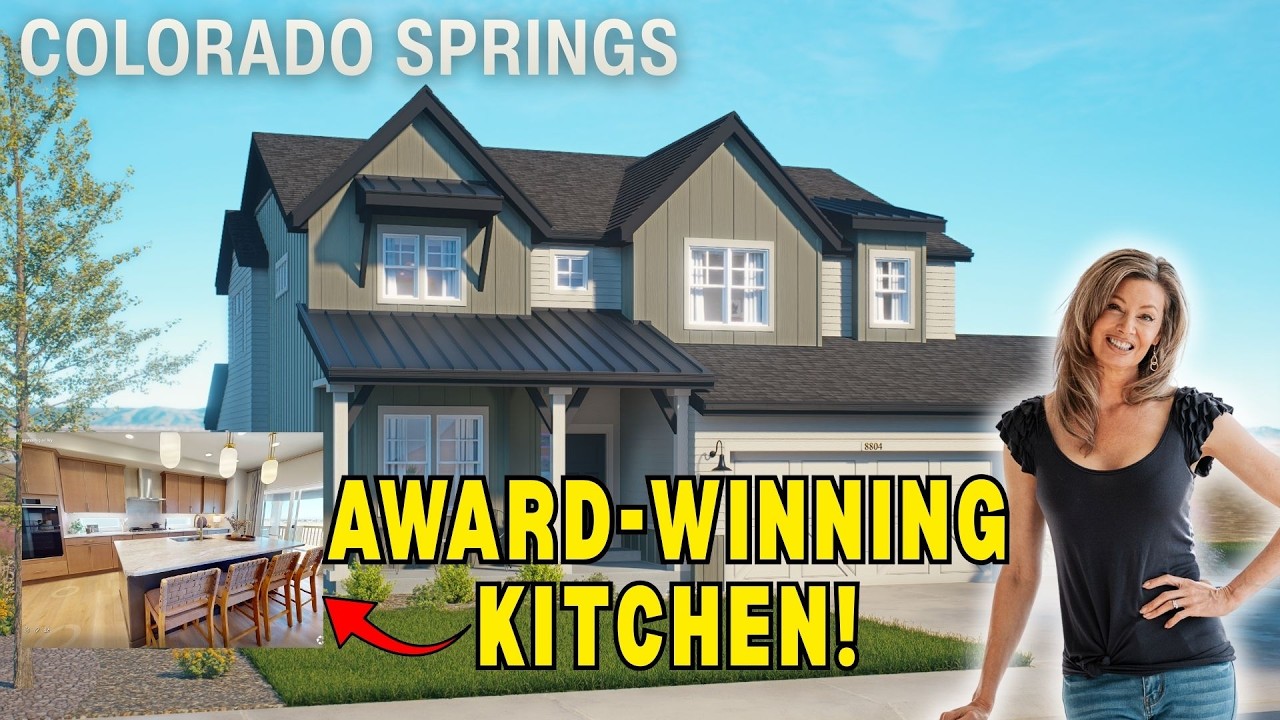 Colorado Springs New Construction Home | Vantage Homes Sterling Subdivision (Award-Winning Kitchen!)