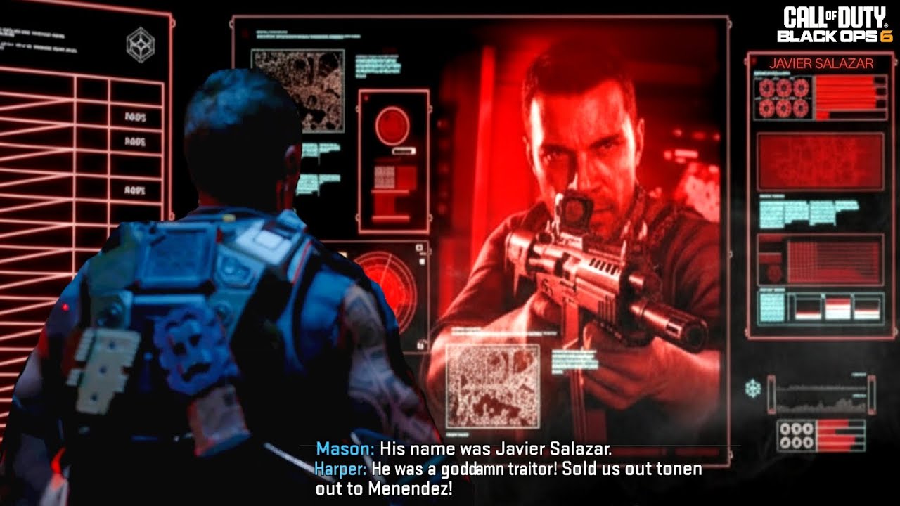 Everytime Mike Harper mentions about Javier Salazar The Traitor in Call Of Duty Black Ops 7 (2025) 