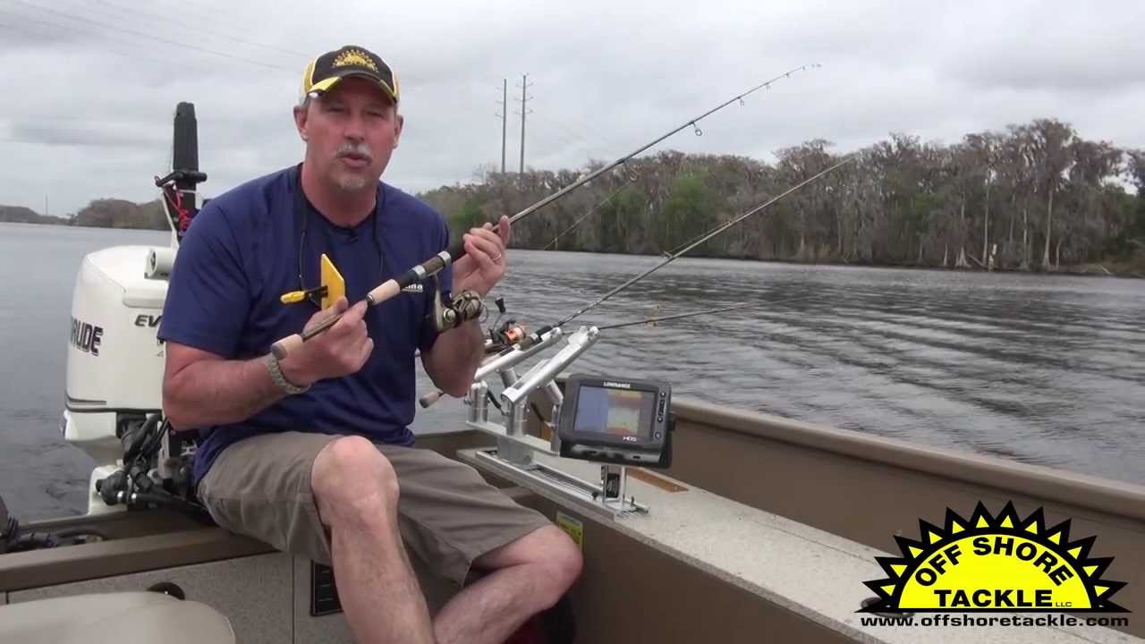 Crappie fishing with Off Shore Tackle's OR34 Mini Planer Board and Spinning Gear