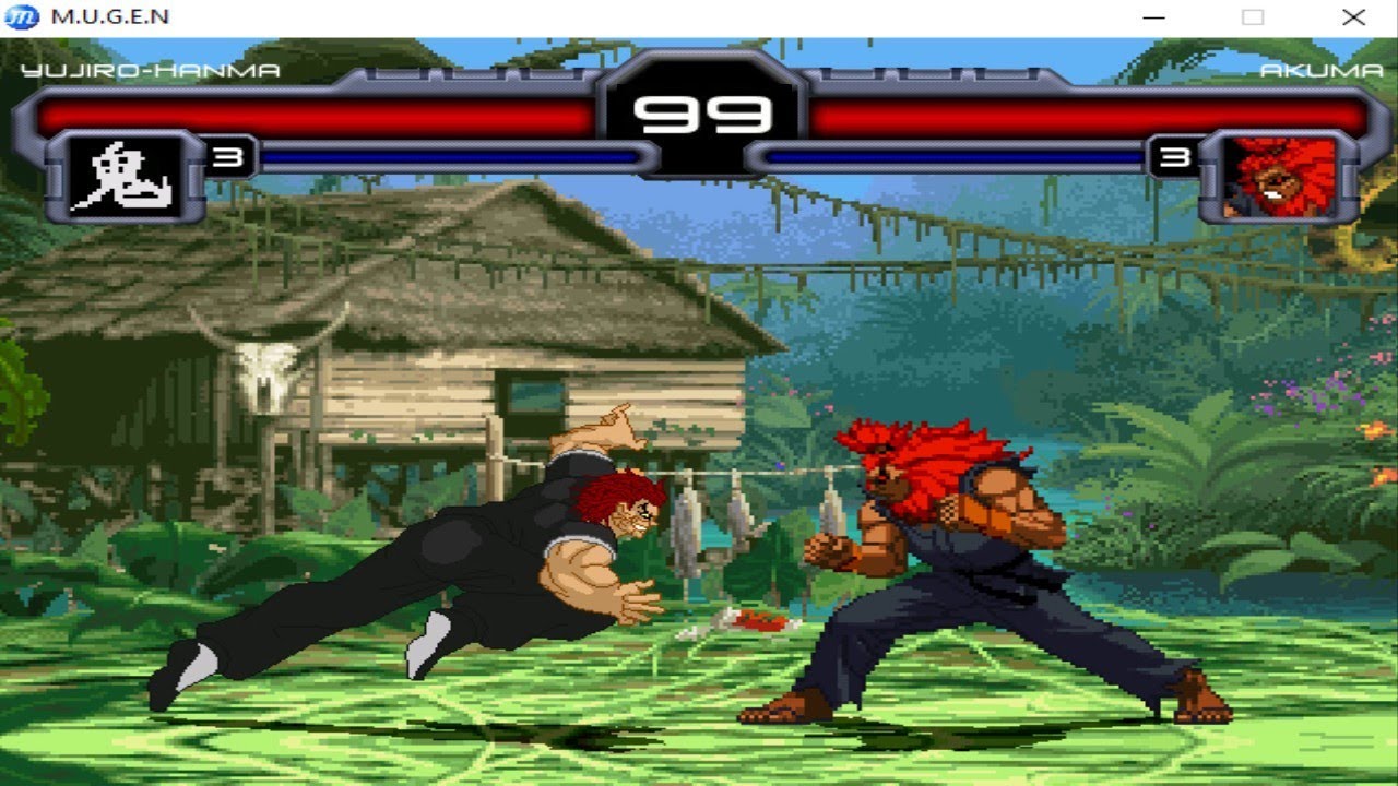 Yujiro Hanma vs Akuma SUPER EPIC FIGHT🔥 Baki vs Street Fighter Anime Mugen Battle Tribute 2023