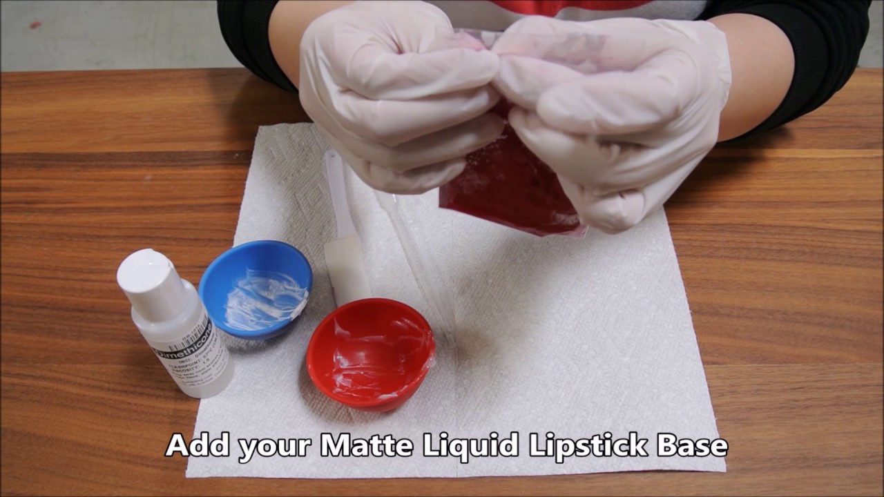 Make Your Own Matte Liquid Lipstick (Color)