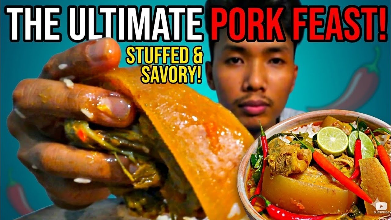 MUKBANG FRY PORK🥩 EATING😋CHALLENGE | @TheRakeshVlogs123 