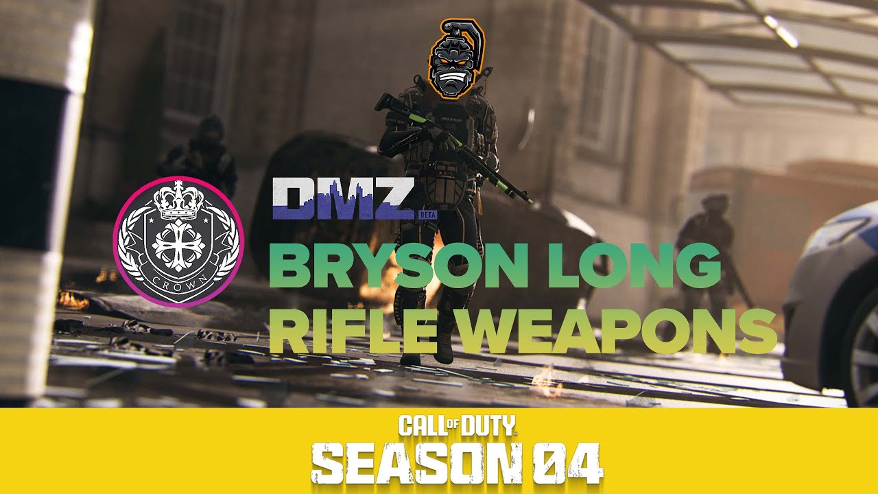 DMZ Season 4 - Bryson Long Rifle Weapons Testing 👑 CROWN * Tier 3
