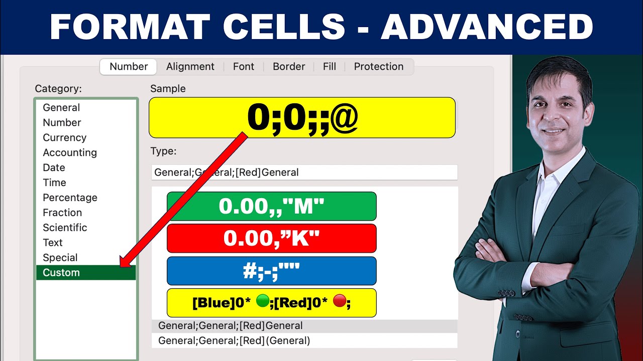 Cutomize Your Things with CUSTOM in Format Cells ADVANCED / Excel
