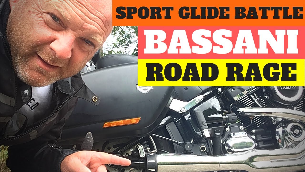 H-D Sport Glide Battle | Стандартный выхлоп против выхлопа Bassani Road Rage