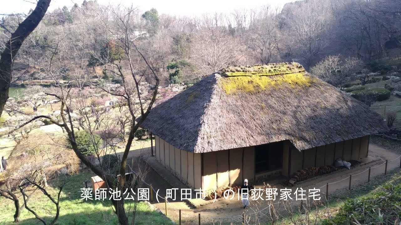 尺八本曲「越後三谷」　薬師池公園　荻野住宅　水車 Shakuhachi Honkyoku “Echigo Sanya”